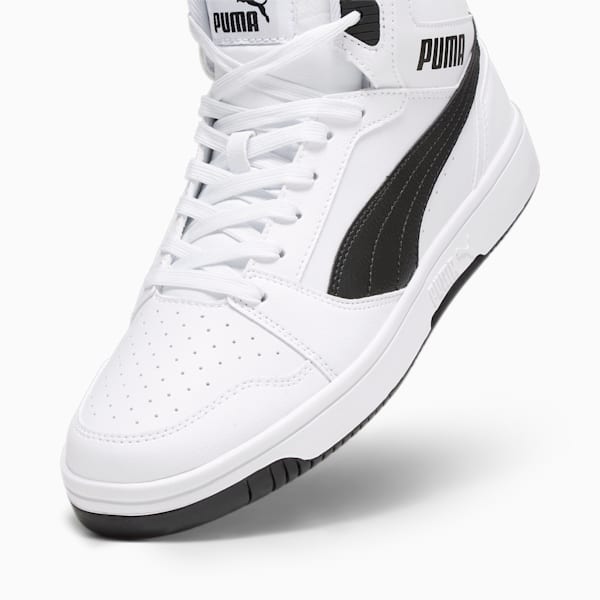 Tenis Rebound, PUMA White-PUMA Black, extralarge