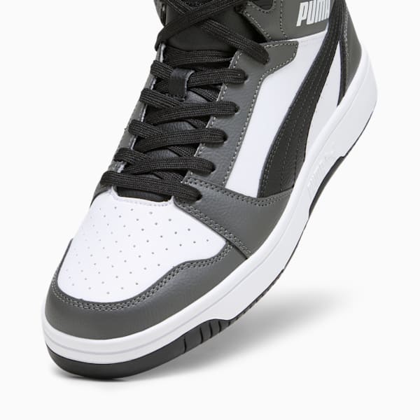 Puma black n white shoes shop