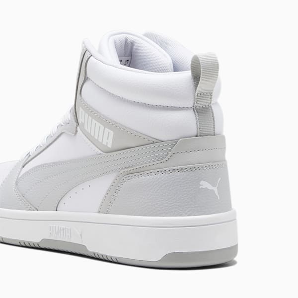 Rebound Sneakers, PUMA White-Ash Gray, extralarge