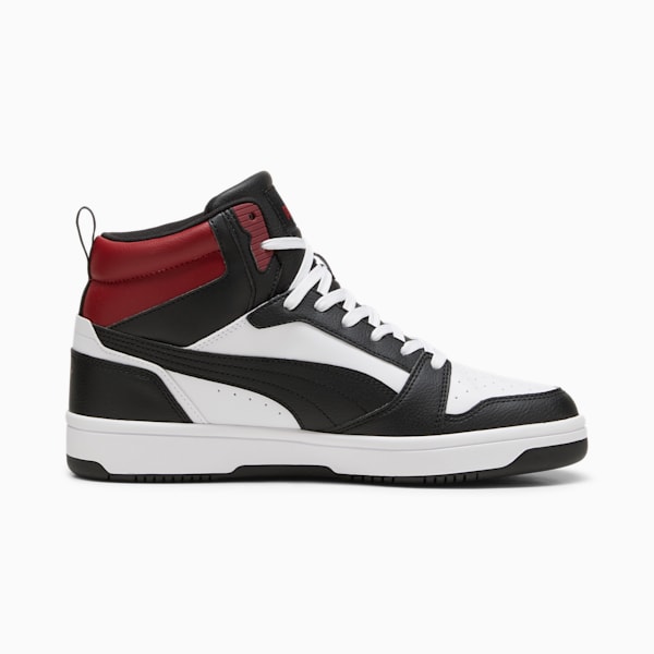 Tenis Rebound, PUMA White-PUMA Black-Intense Red, extralarge