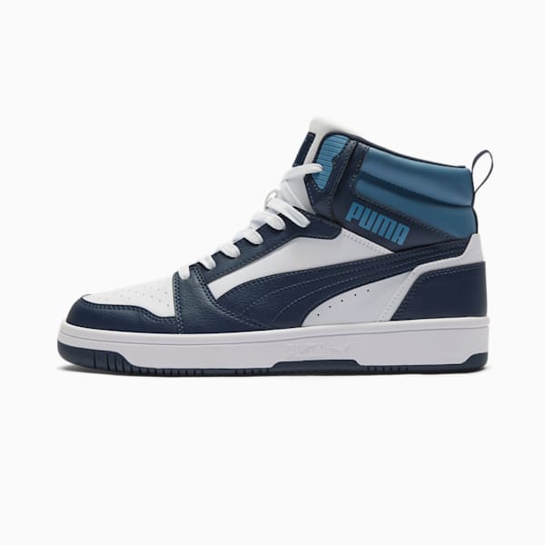 Rebound Sneakers, PUMA White-Club Navy-Blue Horizon, extralarge