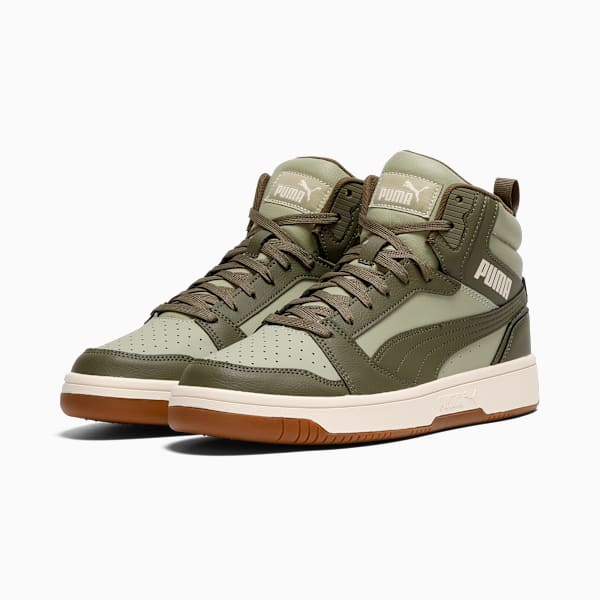 Tenis Rebound, Lux Army-Loden Green-Alpine Snow, extralarge