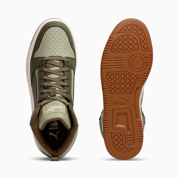 Tenis Rebound, Lux Army-Loden Green-Alpine Snow, extralarge