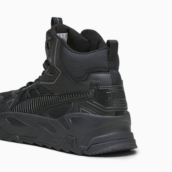 Tenis Trinity Mid Hybrid para hombre, PUMA Black-PUMA Black-Cool Dark Gray, extralarge