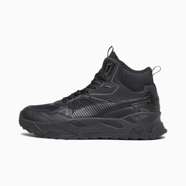 Trinity Mid Hybrid Men's Sneakers, PUMA Black-PUMA Black-Cool Dark Gray, extralarge-IND