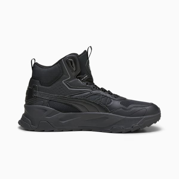 Tenis Trinity Mid Hybrid Hombre, PUMA Black-PUMA Black-Cool Dark Gray, extralarge