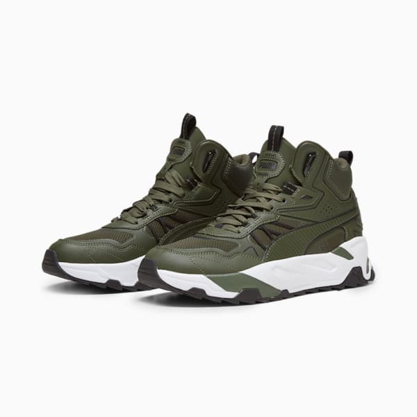 Trinity Mid Hybrid Men's Sneakers, Myrtle-Myrtle-PUMA Black, extralarge