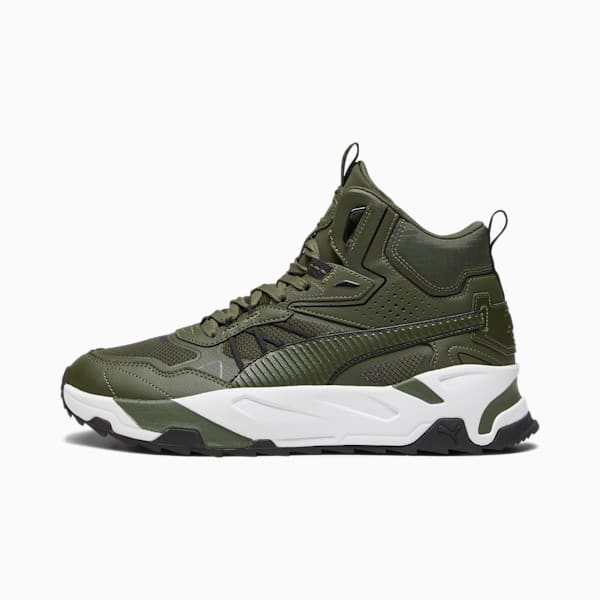 Trinity Mid Hybrid Men's Sneakers, Myrtle-Myrtle-PUMA Black, extralarge