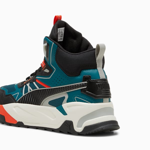 Trinity Mid Hybrid Men's Sneakers, Cold Green-PUMA Black-Smokey Gray-Redmazing, extralarge