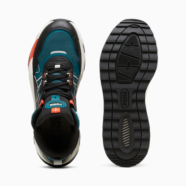 Trinity Mid Hybrid Men's Sneakers, Cold Green-PUMA Black-Smokey Gray-Redmazing, extralarge
