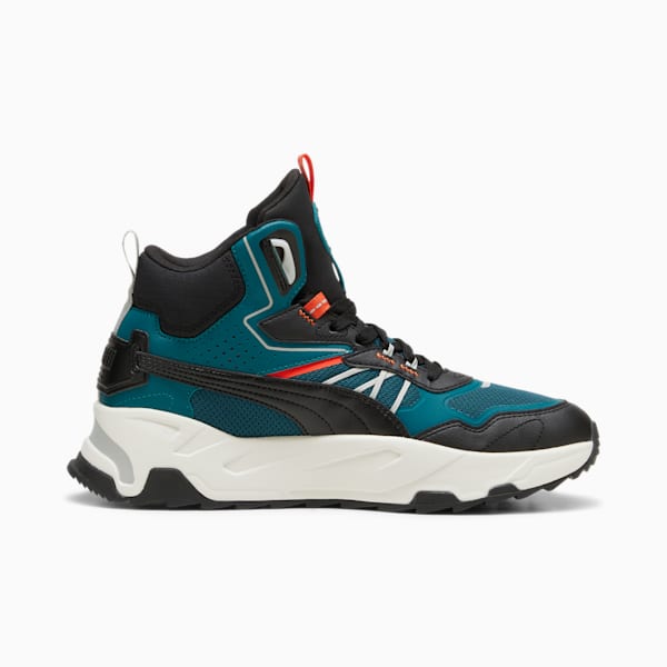 Trinity Mid Hybrid Men's Sneakers, Cold Green-PUMA Black-Smokey Gray-Redmazing, extralarge