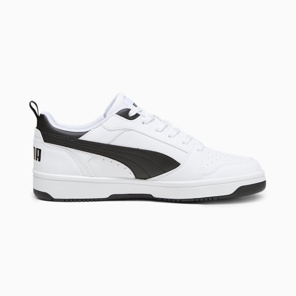 Rebound V6 Low Sneakers, PUMA White-PUMA Black-PUMA Black, extralarge