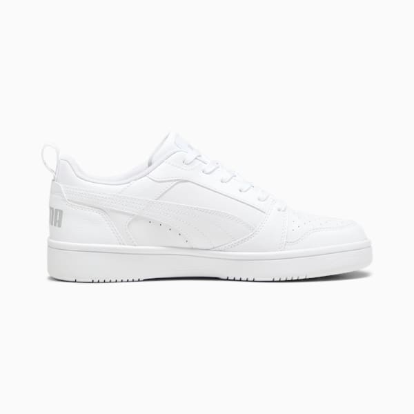 Tenis Rebound V6 Gamuza, PUMA White-Cool Light Gray, extralarge