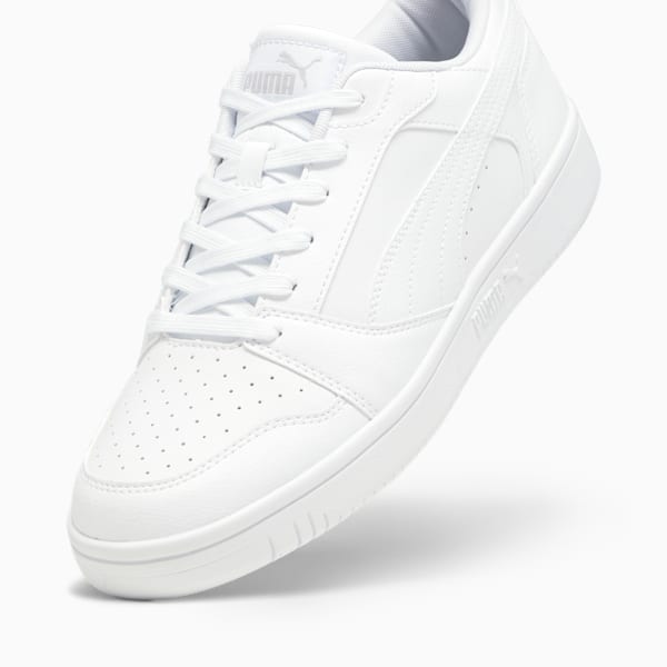 Tenis Rebound V6 Gamuza, PUMA White-Cool Light Gray, extralarge