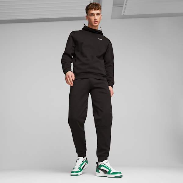 Rebound V6 Low Sneakers, PUMA White-PUMA Black-Archive Green, extralarge