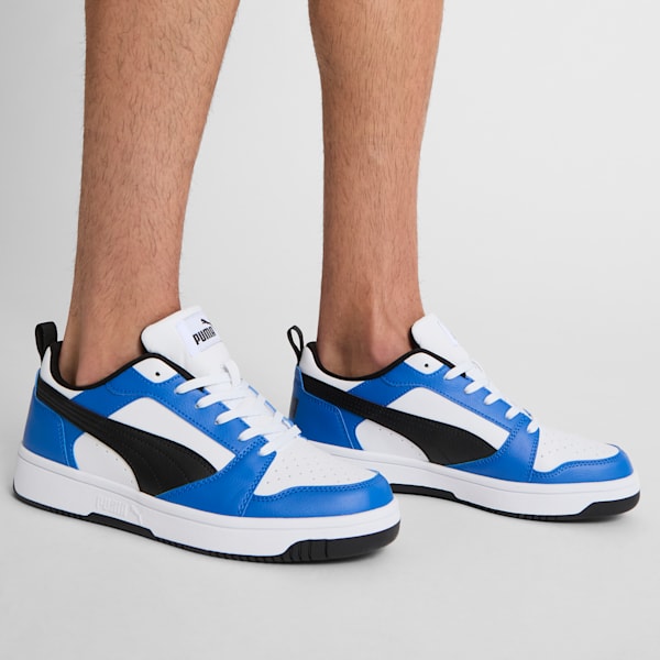 Rebound V6 Low Sneakers, PUMA White-PUMA Black-PUMA Team Royal, extralarge