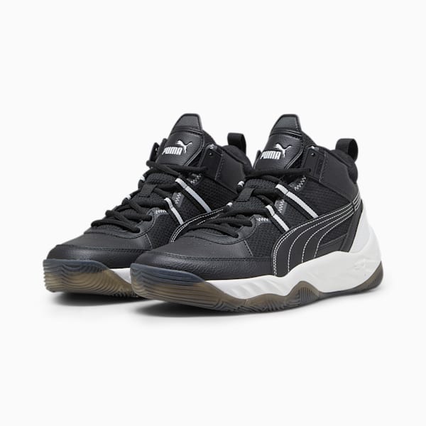 PUMA Rebound Future NextGen Unisex Sneakers, PUMA Black-PUMA White-Shadow Gray, extralarge-AUS