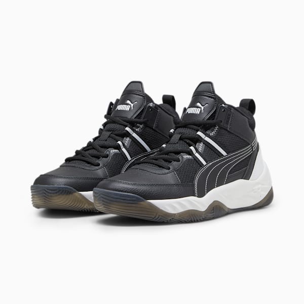 Rebound Future NextGen Sneakers, PUMA Black-PUMA White-Shadow Gray, extralarge-IND