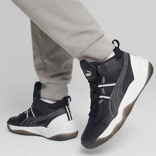 Rebound Future NextGen Sneakers, PUMA Black-PUMA White-Shadow Gray, extralarge-IND