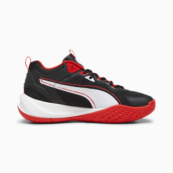 Mens red and shop black puma shoes