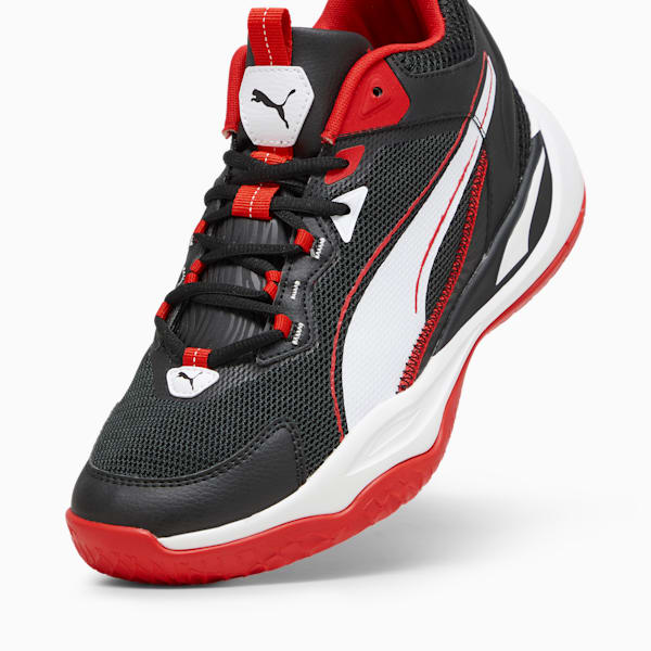 Sneakers Playmaker Homme, PUMA Black-PUMA White-For All Time Red, extralarge