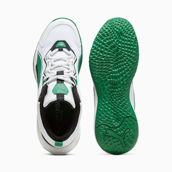 Zapatos deportivos Playmaker 2023, PUMA White-Archive Green-PUMA Black, extralarge