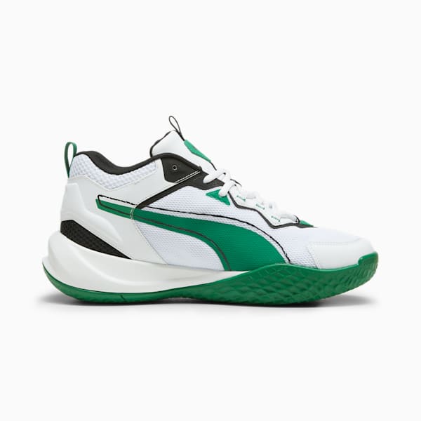 Zapatos deportivos Playmaker 2023, PUMA White-Archive Green-PUMA Black, extralarge