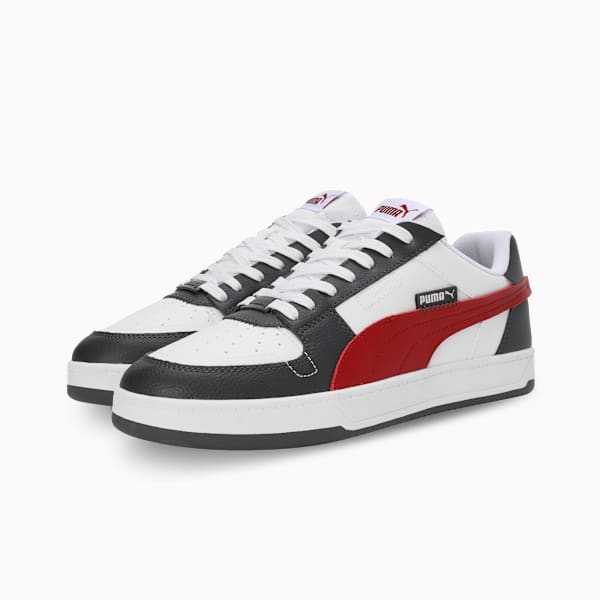 Caven 2.0 VTG Sneakers, PUMA White-Intense Red-Gray Skies, extralarge-IND