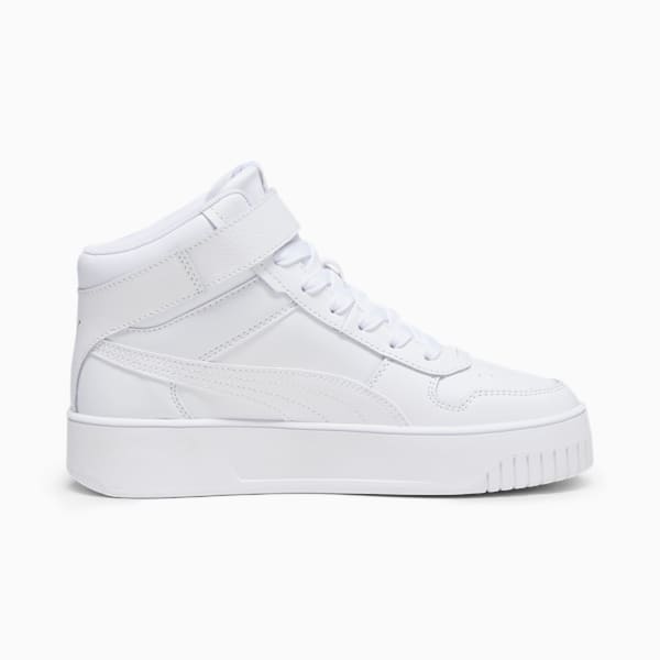 Sneaker Carina Street Mid Femme, PUMA White-PUMA White-PUMA Gold, extralarge