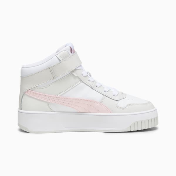 Tenis Mujer Carina Street Lux, PUMA White-Frosty Pink-Feather Gray, extralarge