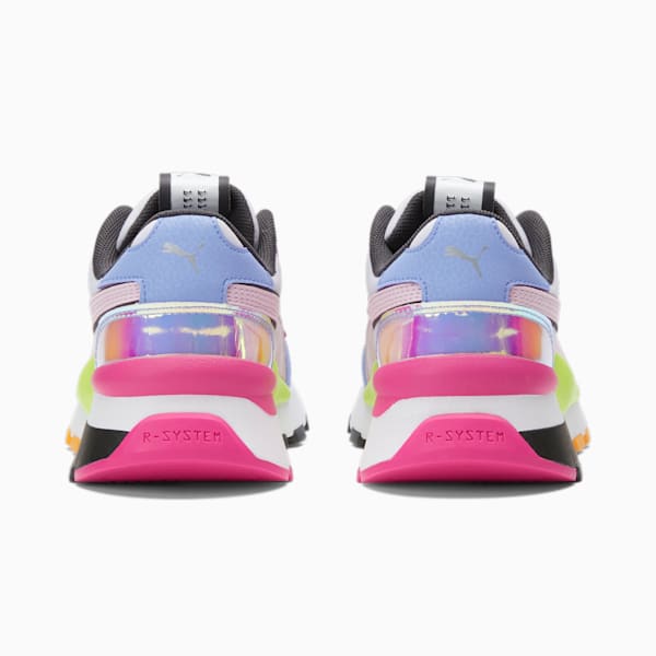 RS 2.0 Glowing Up Big Kids' Shoes, Asphalt-Elektro Purple-Pearl Pink