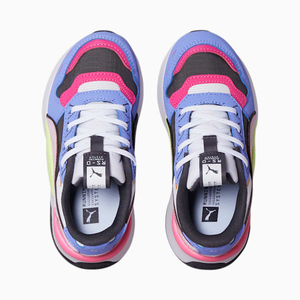 Zapatos RS 2.0 Glowing Up para bebé, Asphalt-Elektro Purple-Pearl Pink