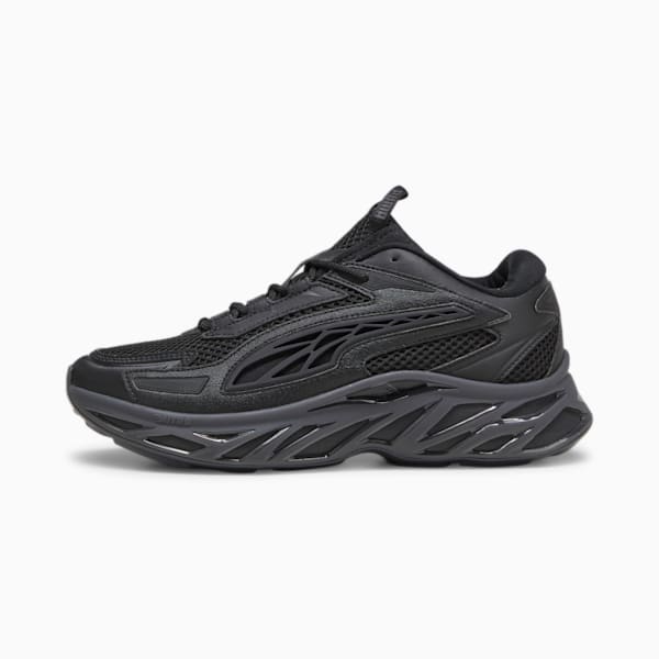 ユニセックス エキゾテック ニトロ スニーカー, PUMA Black-Flat Dark Gray, extralarge-JPN