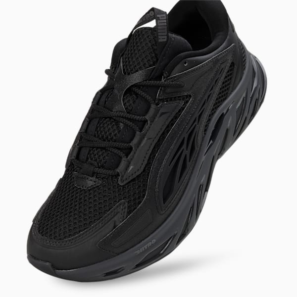 Exotek NITRO Unisex Sneakers, PUMA Black-Flat Dark Gray, extralarge-IND