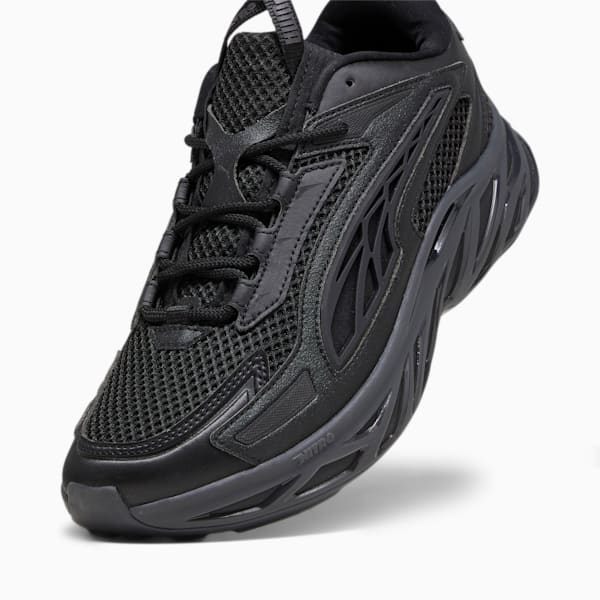 ユニセックス エキゾテック ニトロ スニーカー, PUMA Black-Flat Dark Gray, extralarge-JPN