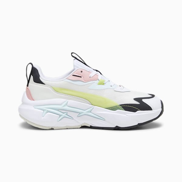 Spina Nitro Women's Sneakers, Vapor Gray-Light Lime, extralarge-IND