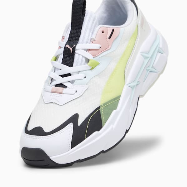Spina Nitro Women's Sneakers, Vapor Gray-Light Lime, extralarge-IND