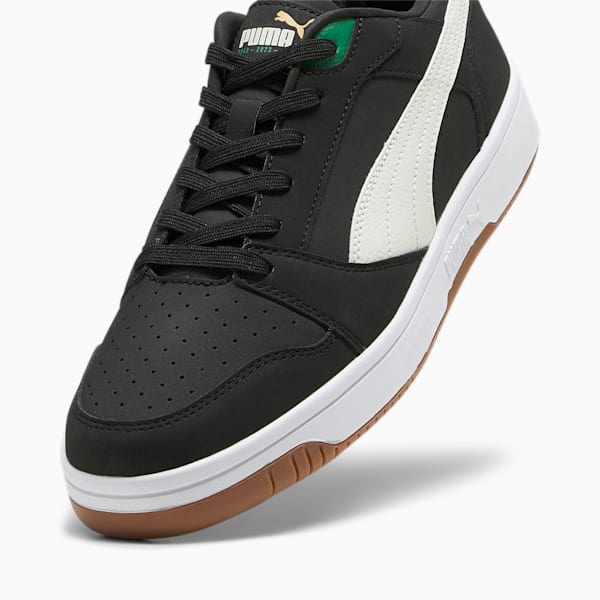 Rebound Low 75 Years Sneakers, PUMA Black-Warm White-Archive Green-Gold-Pristine, extralarge-GBR