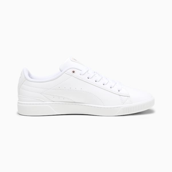 Tenis Vikky v3 Winter Wonderland para mujer, PUMA White-Galaxy Pink-PUMA Silver, extralarge