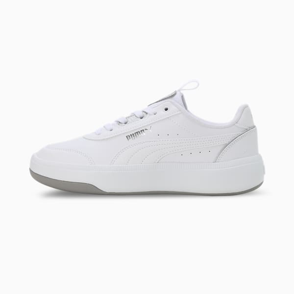 Tori Pop-Up Metallics Women's Sneakers, PUMA White-PUMA Silver-Matte Silver, extralarge-IND