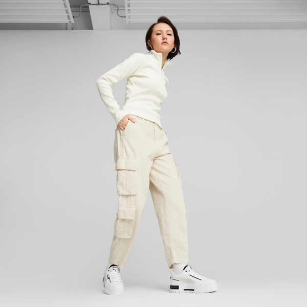 Mayze Crashed Women's Sneakers, PUMA White-PUMA Black, extralarge-IND