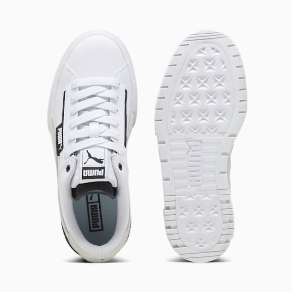 Tenis deportivos Mayze Crashed Mujer, PUMA White-PUMA Black, extralarge