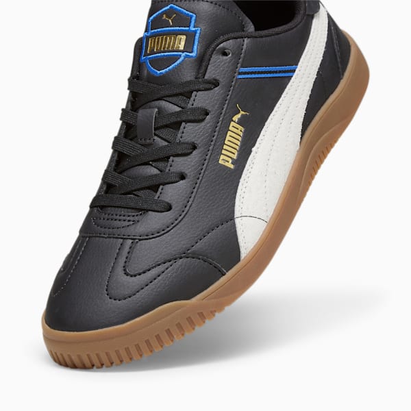 PUMA Club 5v5 Retro Academia Unisex Sneakers, PUMA Black-Warm White-Gold, extralarge-IND