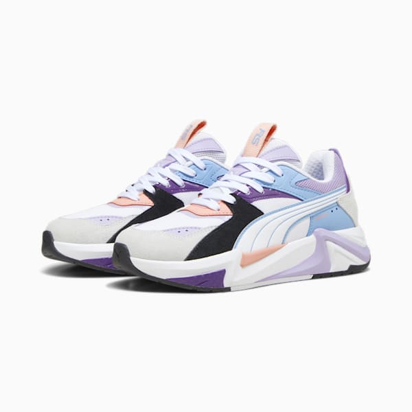 RS-Pulsoid Women's Sneakers, PUMA White-Vivid Violet-PUMA Black, extralarge-IND