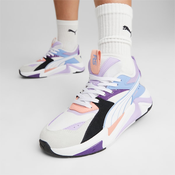 RS-Pulsoid Women's Sneakers, PUMA White-Vivid Violet-PUMA Black, extralarge-IND