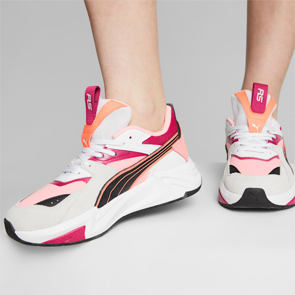 RS-Pulsoid Women's Sneakers, PUMA White-Koral Ice, extralarge-IND