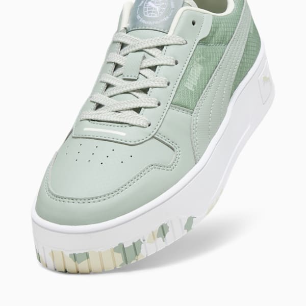 Tenis Carina Street Better para mujer, Green Fog-Green Fog-PUMA White, extralarge