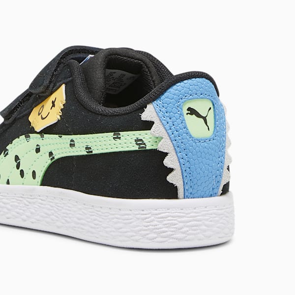 Zapatos deportivos para niños Suede Classic Mix Match, PUMA Black-Spring Fern, extralarge