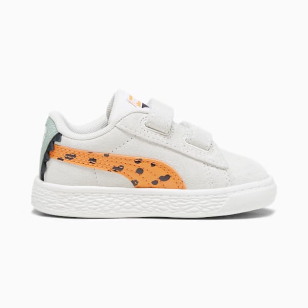 Zapatos deportivos Suede Classic Mix Match para niños pequeños, Warm White-Bright Melon, extralarge