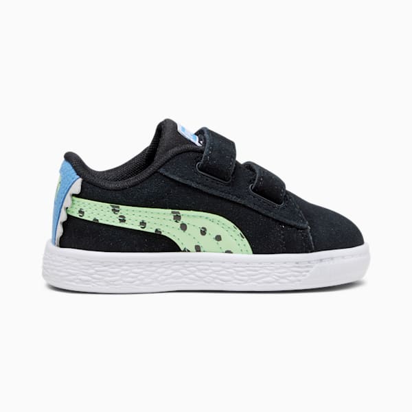 Suede Classic Mix Match Toddlers' Sneakers, PUMA Black-Spring Fern, extralarge